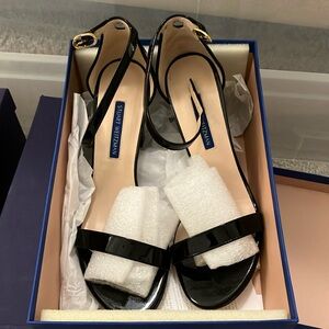 Stuart Weitzman Glossy Black Heels